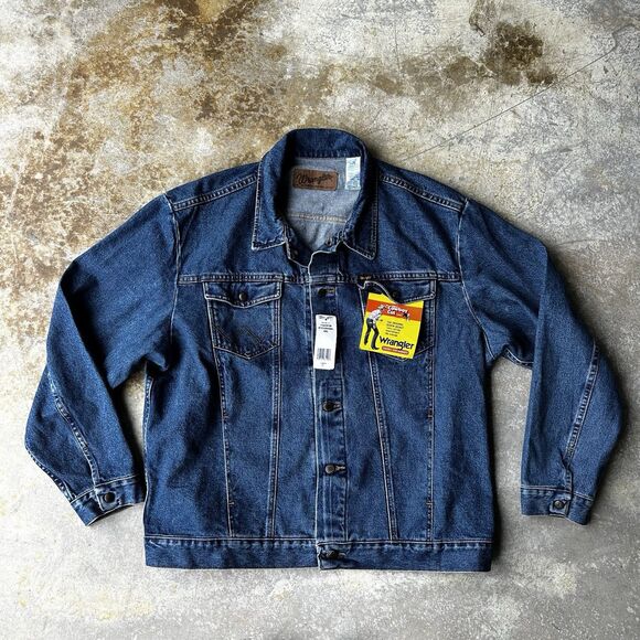 Wrangler Other - Wrangler Cowboy Cut Denim Jacket XXL Stonewash Western Trucker NWT